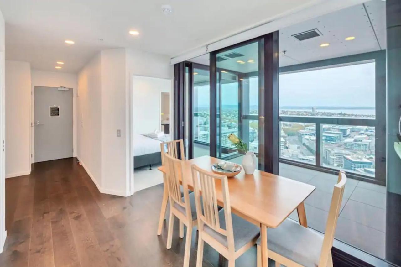 Magnificent Harbour View Skytower View Apartment In Cbd 奥克兰 外观 照片