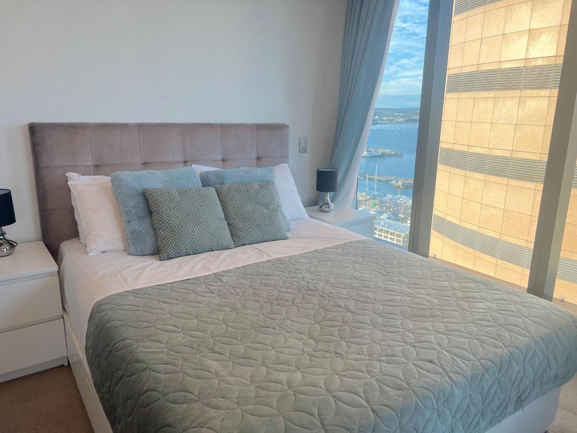 Magnificent Harbour View Skytower View Apartment In Cbd 奥克兰 外观 照片