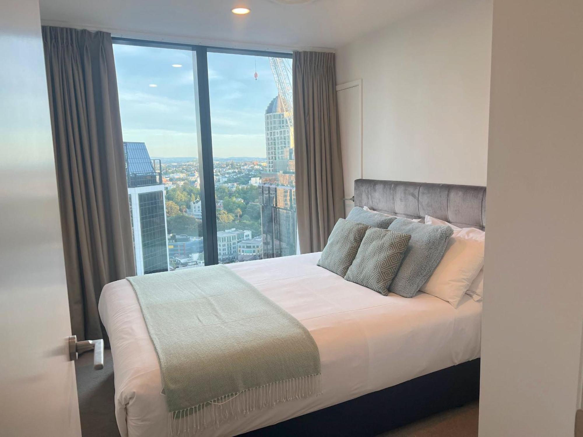 Magnificent Harbour View Skytower View Apartment In Cbd 奥克兰 外观 照片